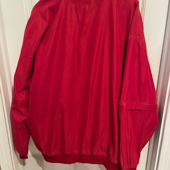 PGA Tour Red Mens Windbreaker Pullover with Zip-Off Sleeves XXL - Picture 5 of 5